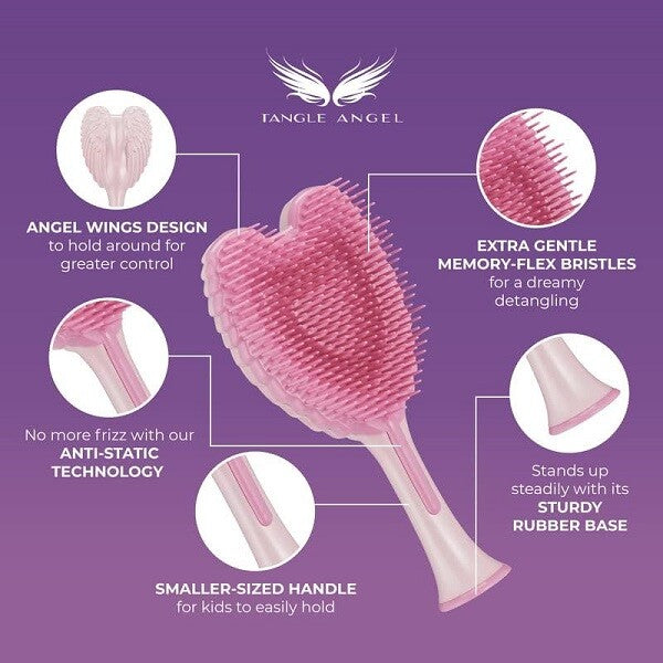Tangle Angel 天使美发梳 Cherub 2.0 - 光泽白