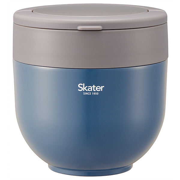 Japan Skater Stainless Insulated Bento Bowl 1250ml (Blue) Foldable Handle
