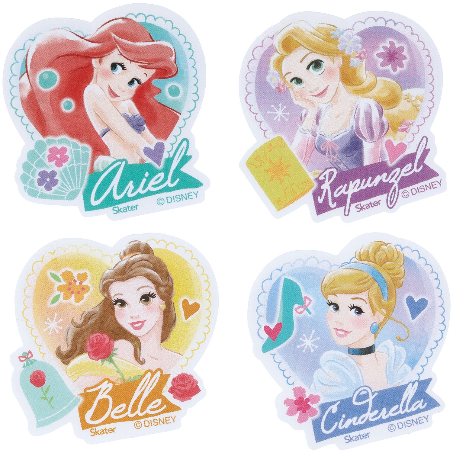 Skater Die-Cut Band Aid Plasters 20pcs -Princess