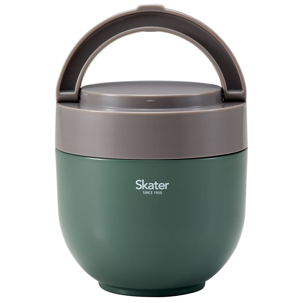 Japan Skater Stainless Insulated Bento Bowl 1250ml (Green) Foldable Handle