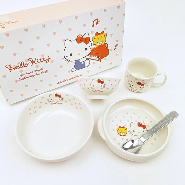 Hello Kitty 瓷器儿童餐具礼盒