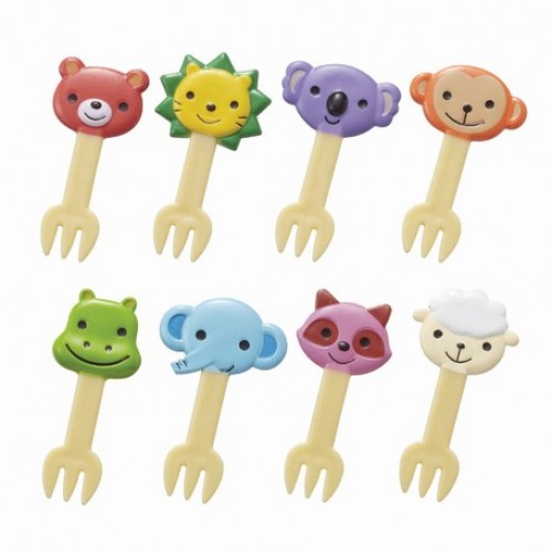 Japan Mama's Assist Lunch Box food Picks 8pcs（Friendly Animal）