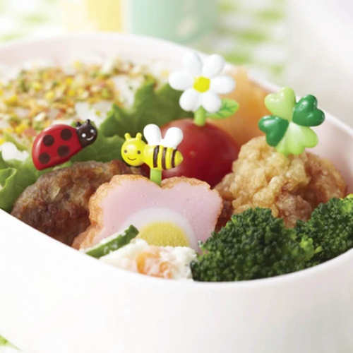 Japan Mama's Assist Lunch Box Food Picks 8pcs（Bees）