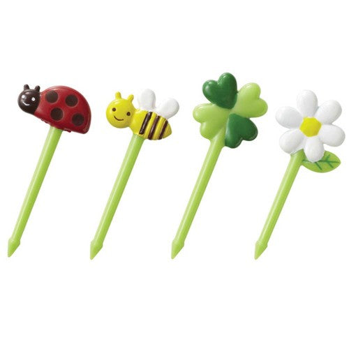 Japan Mama's Assist Lunch Box Food Picks 8pcs（Bees）