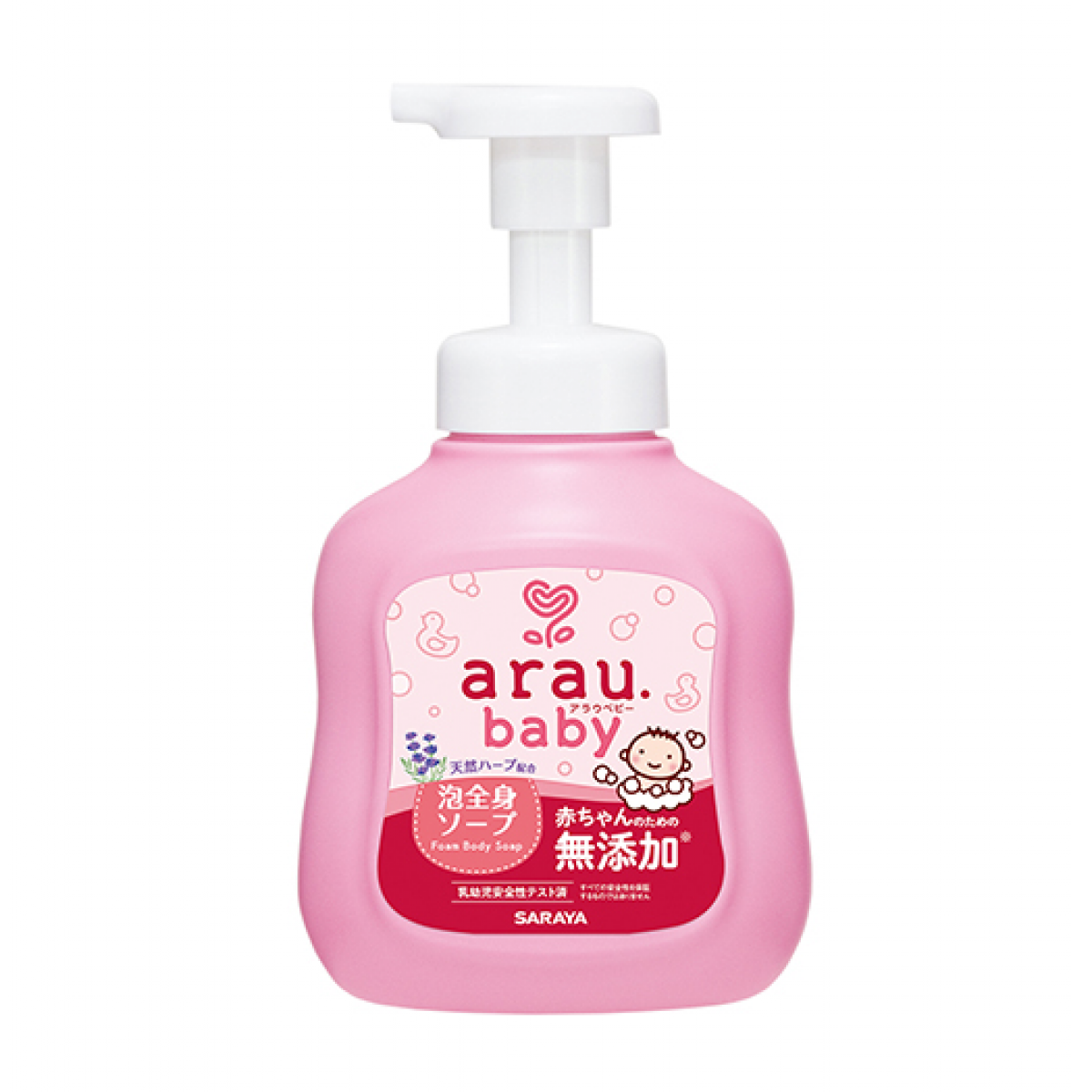 Arau Baby Additive-free Moisturizing Foam Body Soap (450ml)