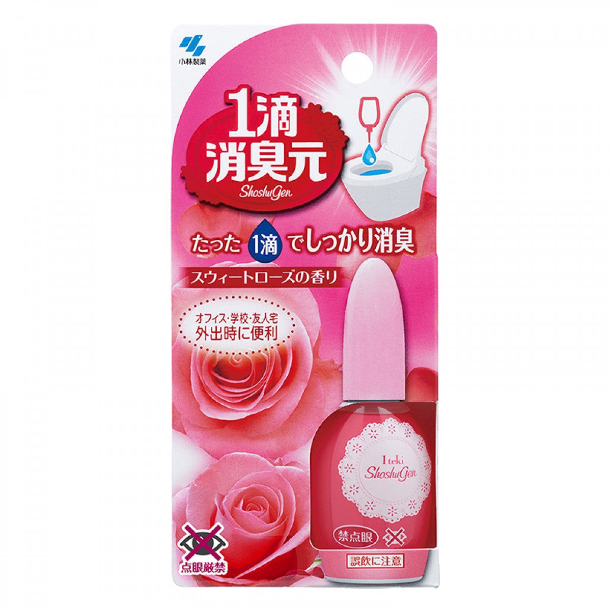 Kobayashi One-Drop Toilet Deodorizer 20ml Sweet Rose