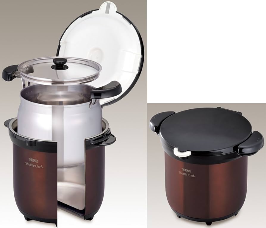 THERMOS 膳魔师 Shuttle Chef 真空保温焖烧锅 - 棕色 4.5L