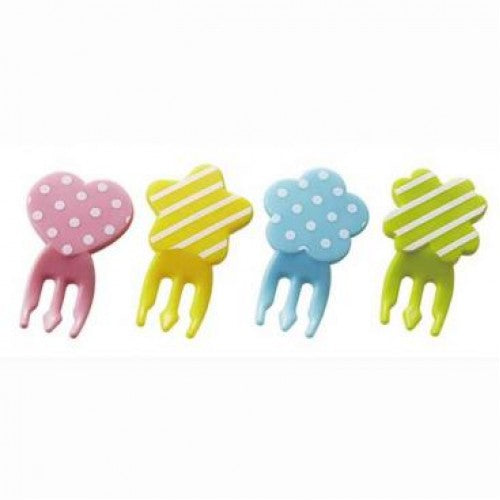 Japan Mama's Assist Lunch Box Food Picks 8pcs(Color Stripe）