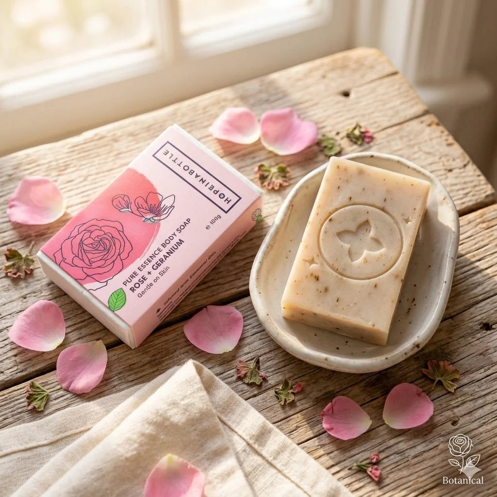 Hope In A Bottle Pure Essence Body Soap – Rose & Geranium 100g