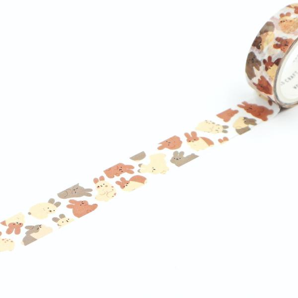 World Craft 15mm Washi Tape - Rabbit