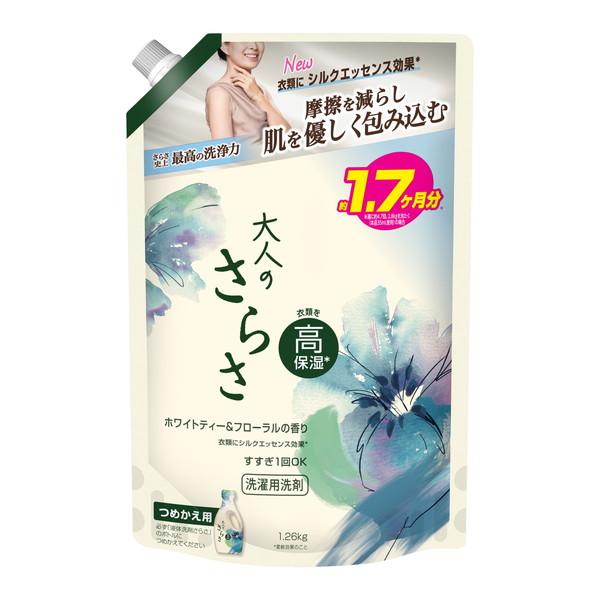 P&G Sarasa Laundry Detergent – White Tea & Floral Refill (1260g) For Adult