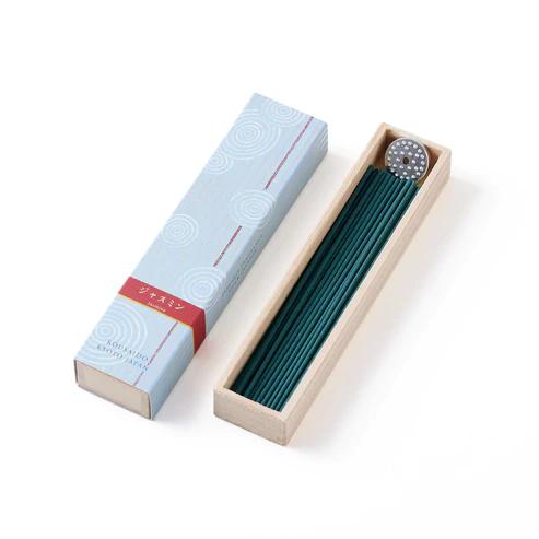 Kousaido Hyakurakuko Sandalwood Incense Stick 13.5 cm Jasmine Fragrance 40 sticks