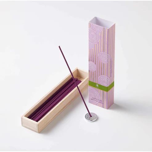 Kousaido Hyakurakuko Sandalwood Incense Stick 13.5 cm -Lotus Fragrance 40 sticks