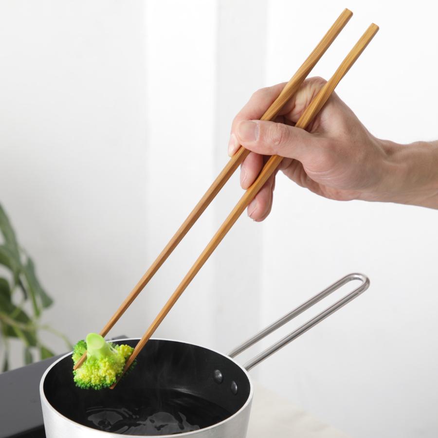 Kyoto Katsugu Premium Bamboo Cooking Chopsticks – 33cm