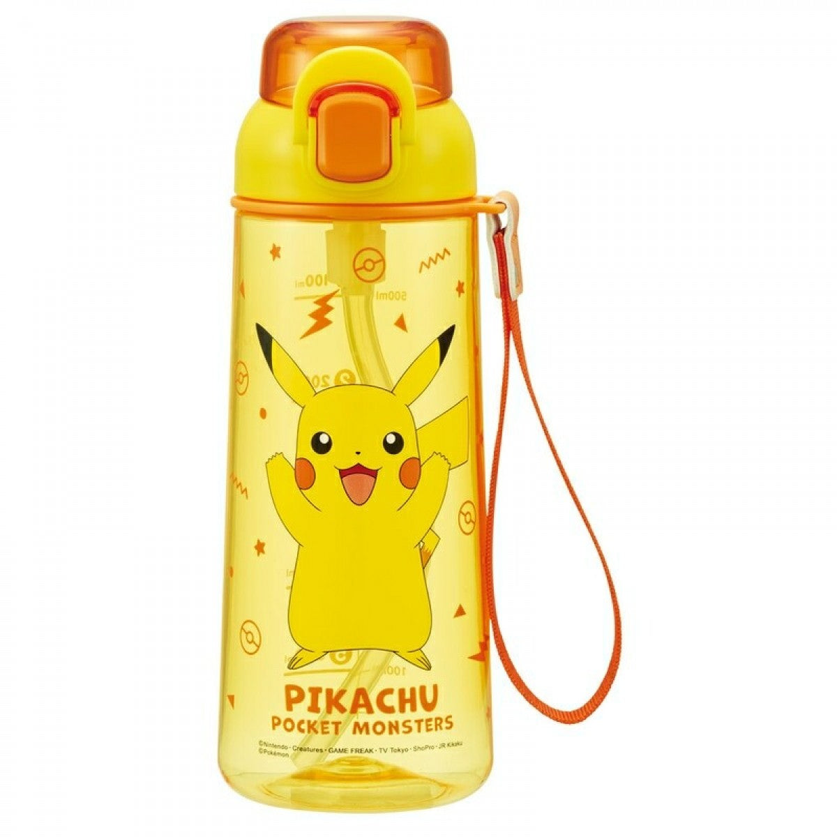 Skater Antibacterial Kid Water Bottle With Strap 630ml