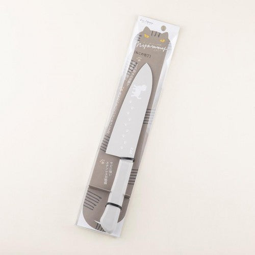 Kai Nyammy Cat Kitchen Knife - 165mm Warm Grey
