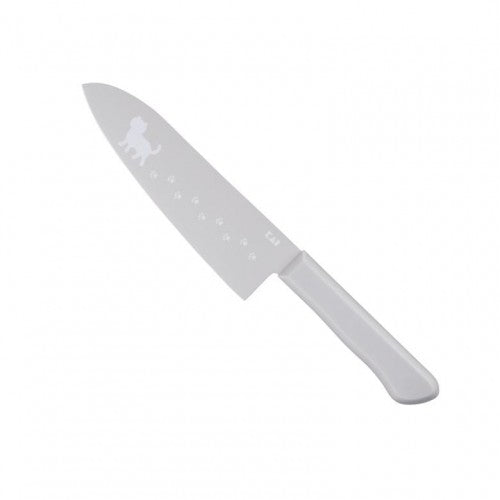 Kai Nyammy Cat Kitchen Knife - 165mm Warm Grey