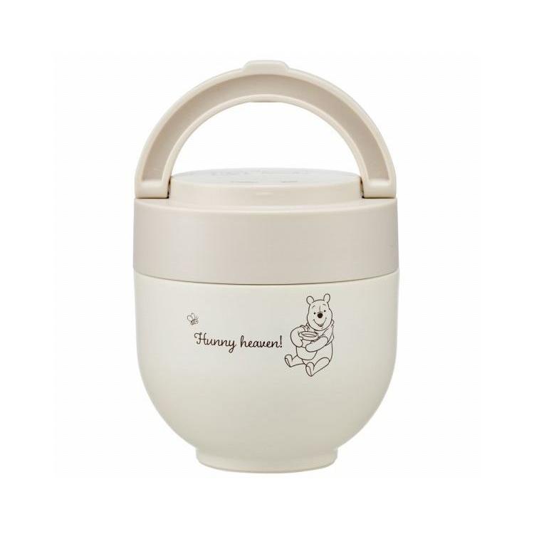 Japan Skater Stainless Insulated Bento Bowl 540ml (Winnie The Pooh) Foldable Handle