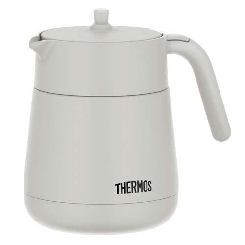 Thermos Vacuum Insulated Tea Pot 700ml (Light Gray)
