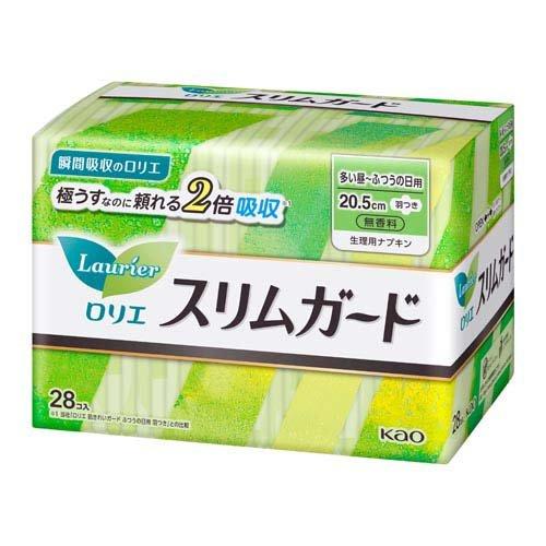 Laurier Slim Guard Heavy to Normal Day Use With Wings 20.5cm 28pc