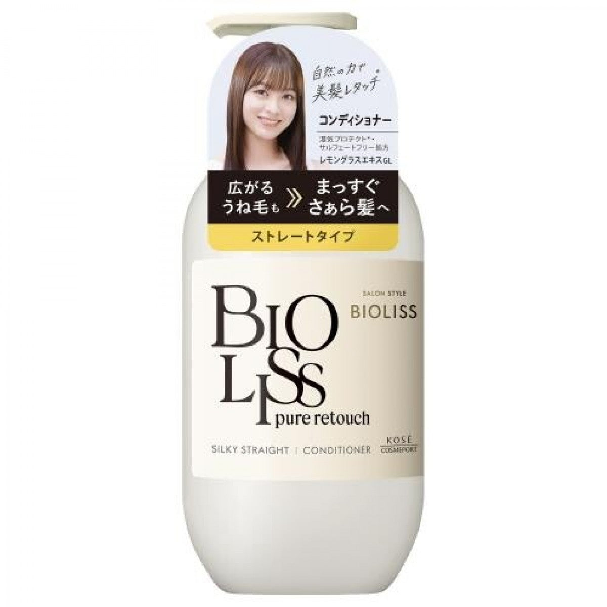 Bioliss Salon Style Pure Retouch Silky Straight Hair Conditioner 480ml