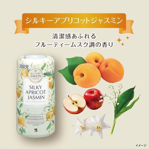 消臭元 SAVON 室内芳香剂 丝柔杏桃茉莉香 400mL