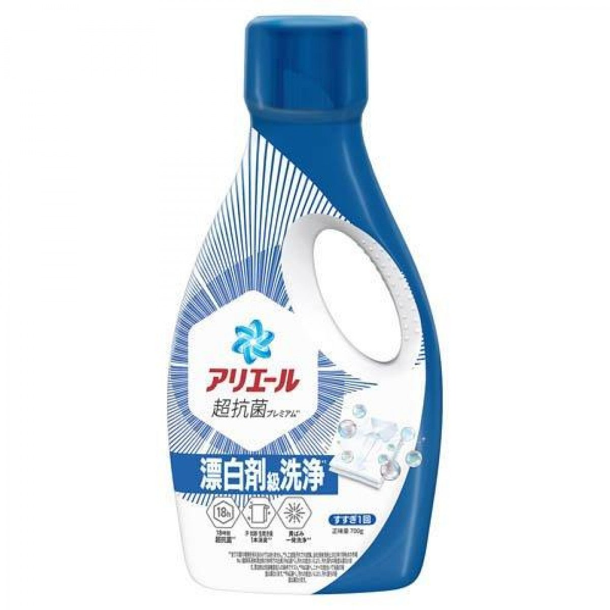 P&G Ariel Super Antibacterial Laundry Detergent 700g (Bleach-Level Cleaning）