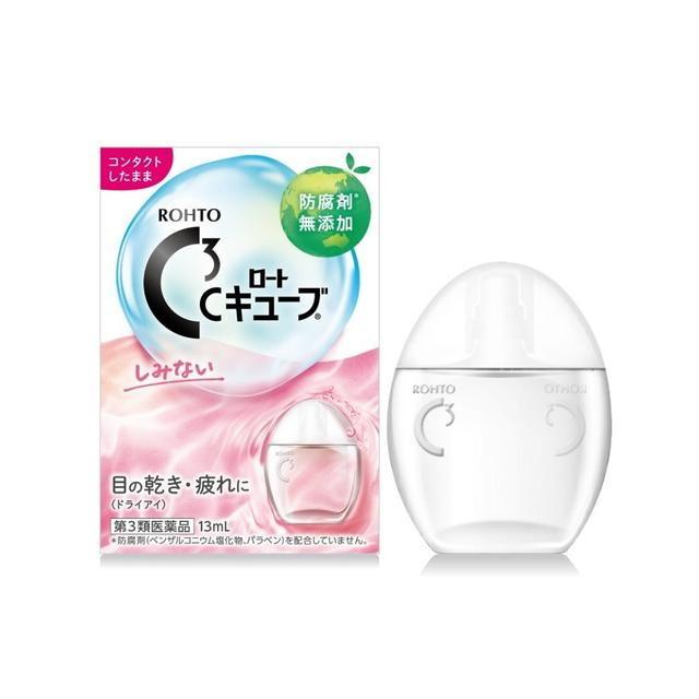 Rohto C Cube Moisturising Eye Drops – For Contact Lens Wearers 13ml