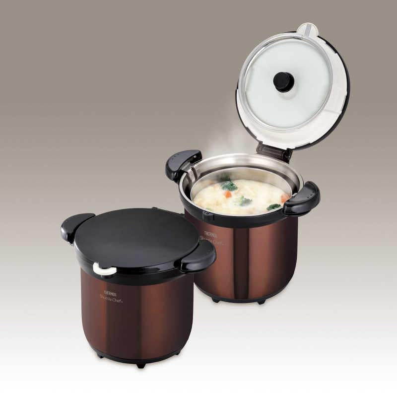 THERMOS 膳魔师 Shuttle Chef 真空保温焖烧锅 - 棕色 4.5L
