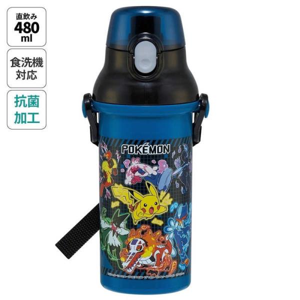 SKATER Kids Water Bottle 480ml – Pokemon
