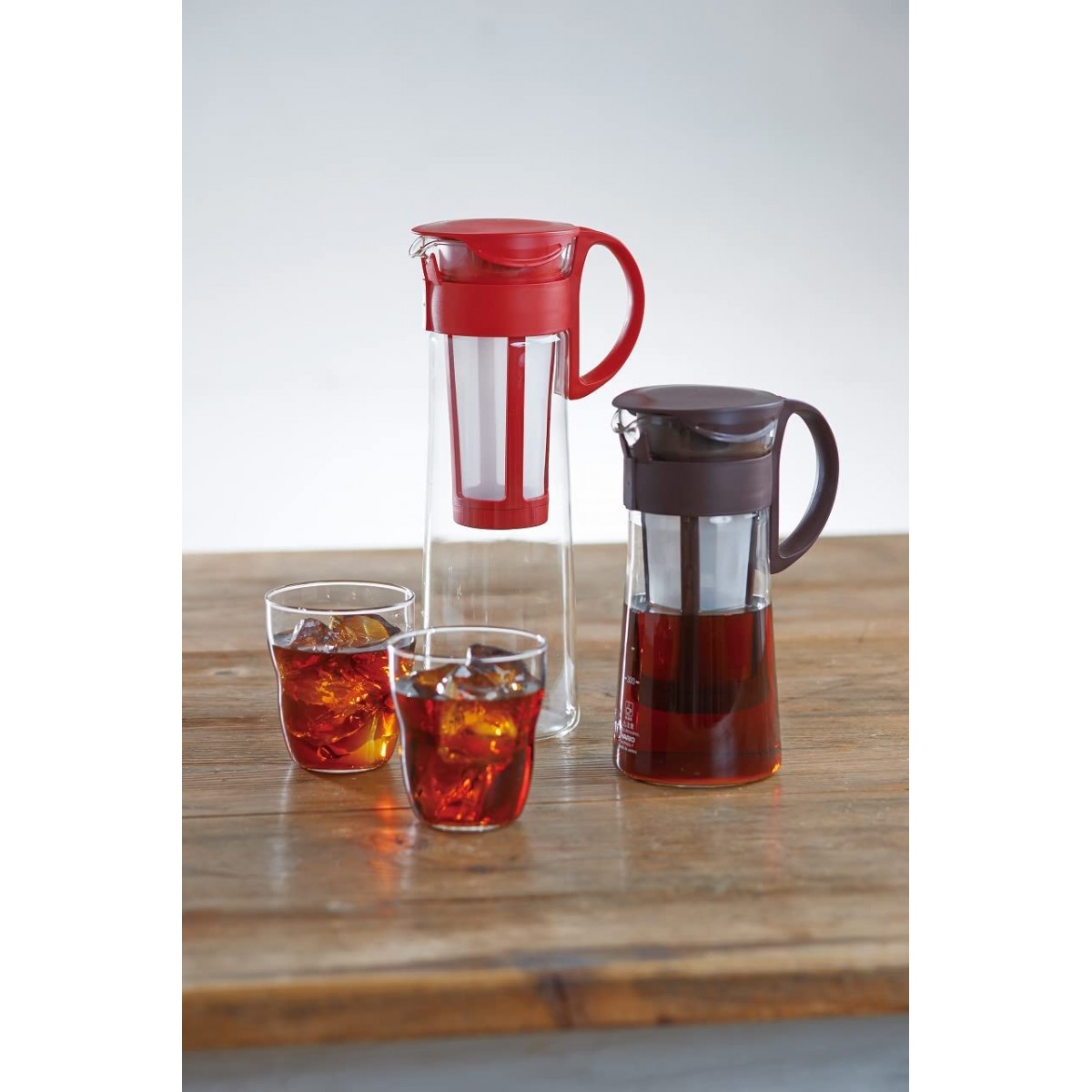 Hario Mizudashi Cold Brew Coffee Pot 600 ml. Red